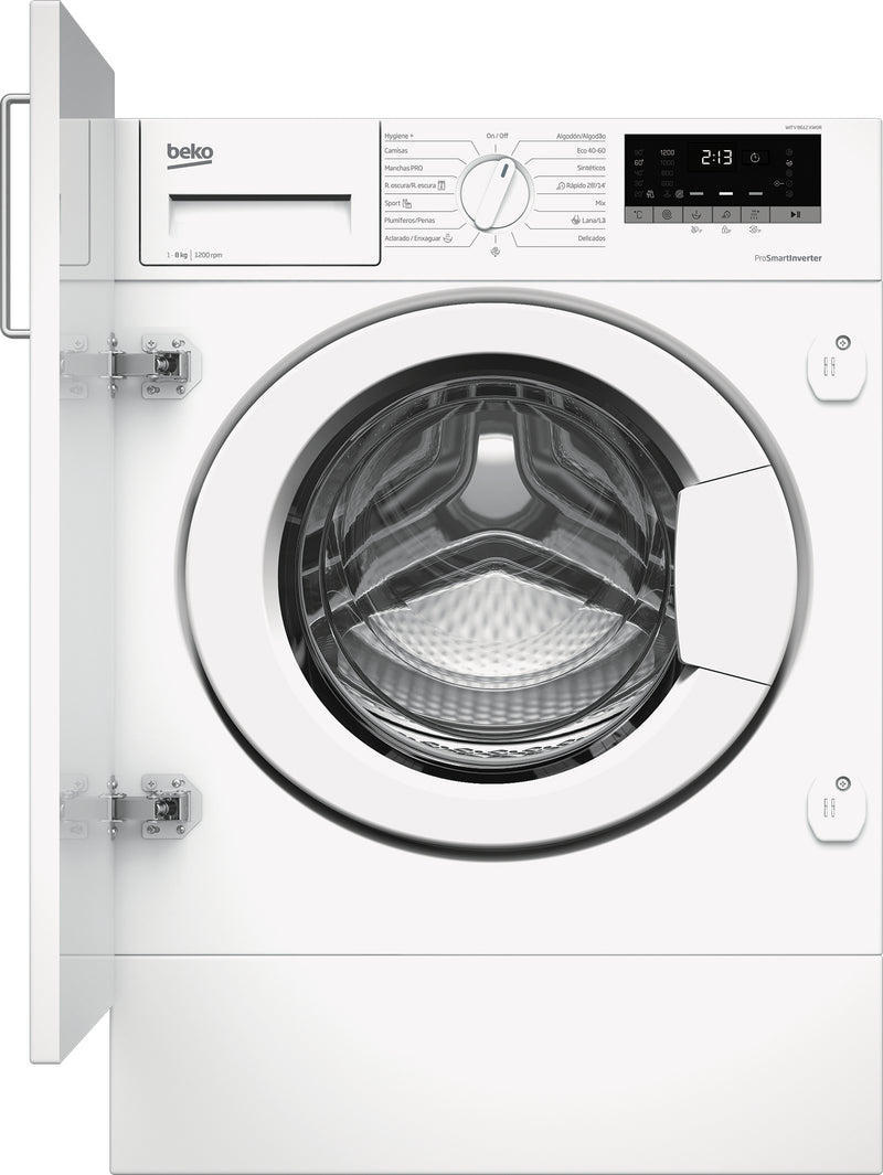 Beko WITV 8612 XW0R máquina de lavar Carregamento frontal 8 kg 12