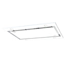 CATA CHAMINE 100CM ILHA SIRIN 850M3/H VIDRO BRANCO