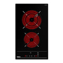 Teka TBC 32010 TTC Preto Embutido 30 cm Cerâmica 2 zona(s)