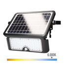 CANDEEIRO DE PAREDE SOLAR 10W 1150LM RECARREGÁVEL. SENSOR DE PRES