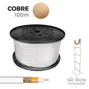 CABO COAXIAL BLINDADO 100% COBRE EDM EURO/M