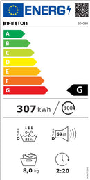 MÁQUINA DE SECAR ROUPA INFINITON SDC8B 8KG