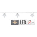 GRINALDA BRANCO FRIO 10 ESTRELAS LEDS A PILHAS IP20 1,3M