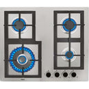 Teka EFX 60.1 4G AI AL DR CI Aço inoxidável Embutido 60 cm Gás 4