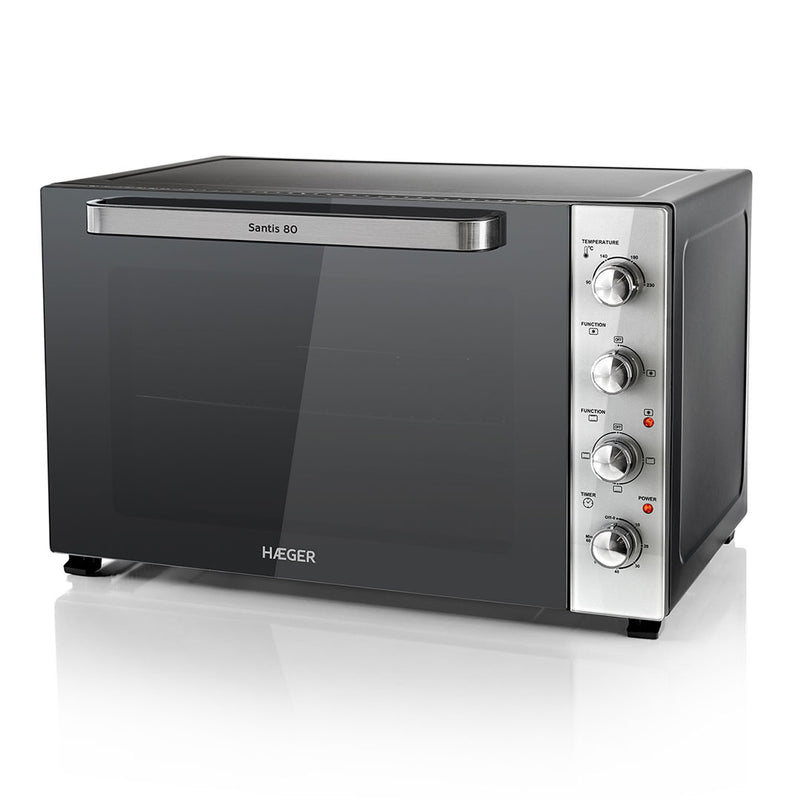 MINI FORNO HAEGER SANTIS80( 80 L  - 2400 W - PRETO  )