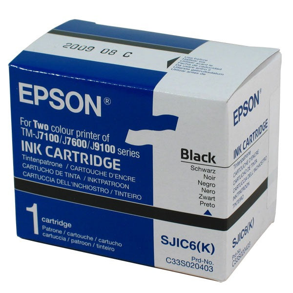 Epson Tinteiro SJIC6(K) para TM-J7100 (Preto)