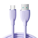 CABO COLORIDO 3A USB PARA USB C ROXO