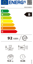 MÁQUINA DE SECAR ROUPA BOSCH WQH246B0ES 9KG