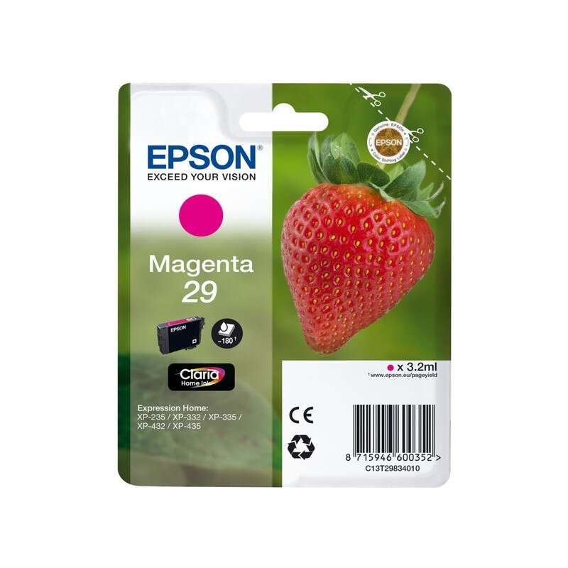 Epson Strawberry C13T29834012 tinteiro 1 unidade(s) Original Rend