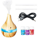 DIFUSOR DE AROMAS E HUMIDIFICADOR 300ML USB