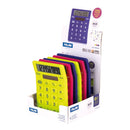CALCULADORA S.TABLE, SÉRIE ACID, DISPLAY DE 6 UNIDADES, CORES SOR