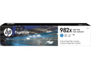 HP Consumível PageWide Original 982X de elevado rendimento (Ciano