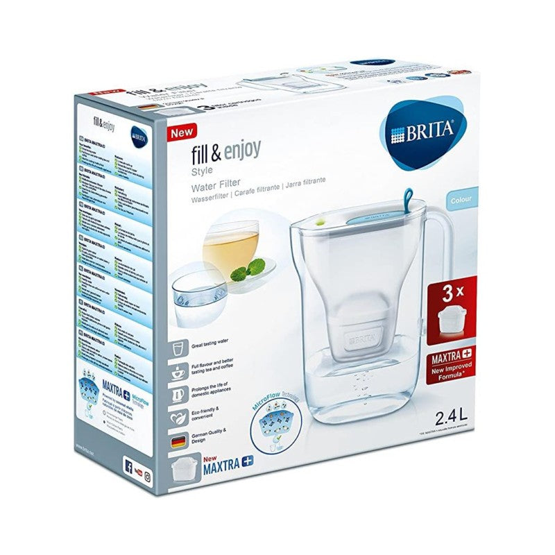 Brita Style Filtro de água do distribuidor 2,4 l Azul, Transparen