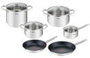 BATERIA COCINA TEFAL COOK EAT 10PZ SET SARTENES