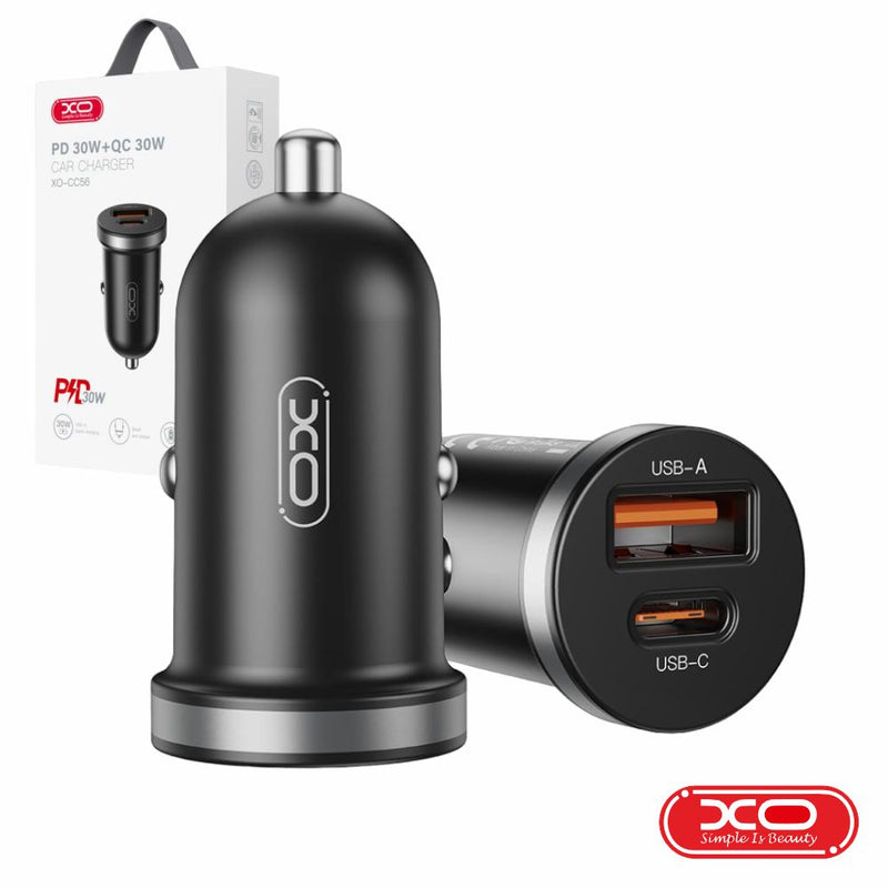 ADAPTADOR ISQUEIRO USB-A PD 3.0  USB-C 30W XO