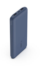 POWERBANK BELKIN 10000MHA 2XUSB A 1XUSB C 15W AZUL