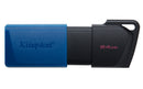 64GB USB3.2 GEN 1 DATATRAVELER EXODIA M (BLACK + BLUE)