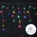 LUZES DE CORDA PLANAS DE BATERIA 3AA (ONDA), RGBY, 5M*0,6M