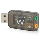 Ewent EW3751 placa de som 5.1 canais USB