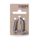 MANILHA INOX AISI316 6MM 1/4´´ EDM