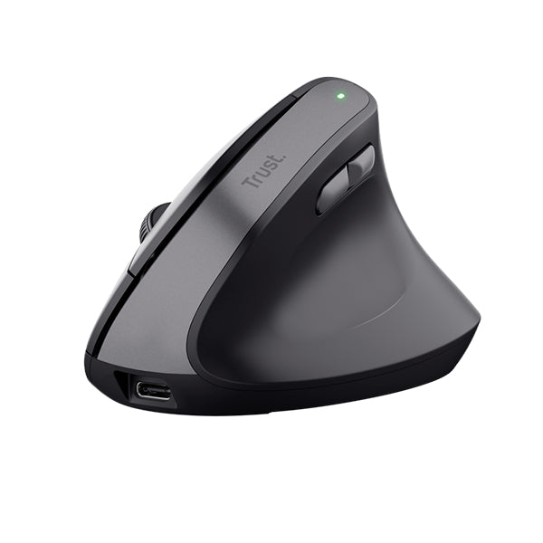 RATO TRUST BAYO II ERGONOMICO, WIRELESS, BLACK