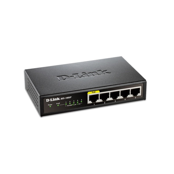 D-Link DES-1005P/E switch de rede Não-gerido L2 Fast Ethernet (10