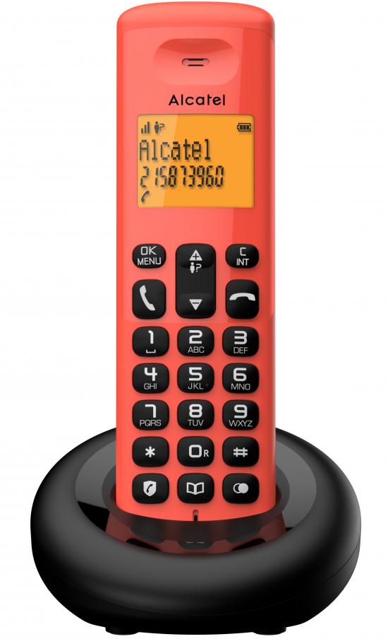 TELEFONO DECT ALCATEL E160 RED CALL BLOCK