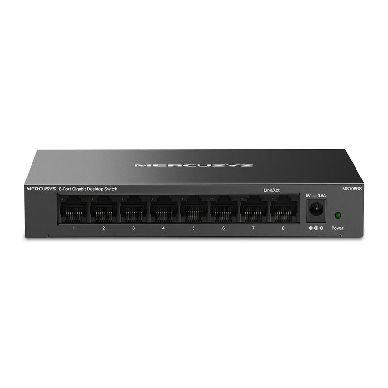 8-PORT GIGABIT DESKTOP SWITCH, 8× GIGABIT PORTS, DESKTOP STEEL CA