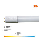 TUBO LED T8 22W 2400LM 4000K LUZ DO DIA (EQ.58W) Ø2,6X150CM EDM