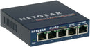 NETGEAR GS105 Não-gerido Gigabit Ethernet (10/100/1000) Azul