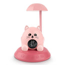 DESPERTADOR BIGBEN SLKIDSCAT ( ROSA  - LUZ NOTURNA COM 3 TEMPORIZ