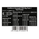 CHAVES DE FENDAS VDE, KRAFTFORM KOMPAKT BIG PACK 1, JOGO DE 26 PE