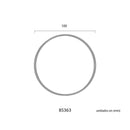 PACK 1 UNID. ROLO DE ARAME DE ALUMÍNIO 1,5MM 5M VERMELHO