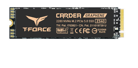 TEAM GROUP SSD M.2 PCIE 5.0 NVME 2TB T-FORCE Z540 12.400R11.800W