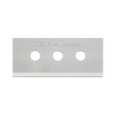 CONJUNTO DE 10 LÂMINAS RETANGULARES SKB-10/10B PRATEADAS