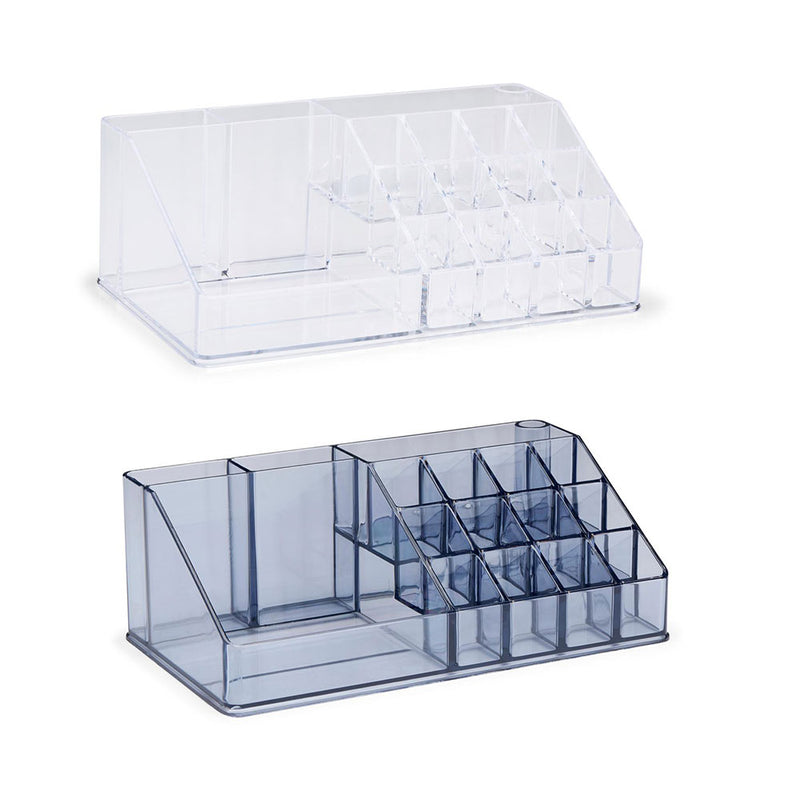 ORGANIZADOR PARA COSMÉTICOS, 2 CORES, 17 COMPARTIMENTOS. TOUCH OF