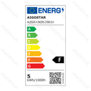 LÂMPADA LED REGULÁVEL G45 E14 4.9W 2700K