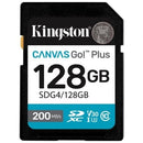 TARJETA DE MEMORIA KINGSTON CANVAS GO! PLUS 128GB SD XC CLASE 10