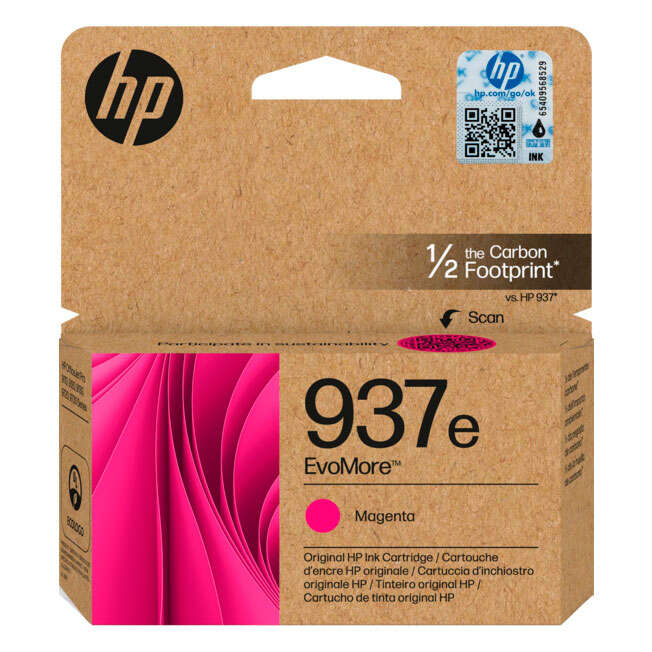 HP Tinteiro EvoMore 937e Original Magenta