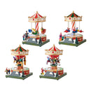 CARROSSEL DECORATIVO COM LEDS MULTICOLORIDOS E MOVIMENTO, DIVERSO