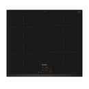 Siemens iQ100 EH631BEB6E placa Preto Embutido 60 cm Placa com zon