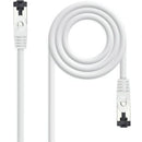 CABLE DE RED RJ45 SSTP NANOCABLE 10.20.2000-W CAT.8.1 50CM BLANCO