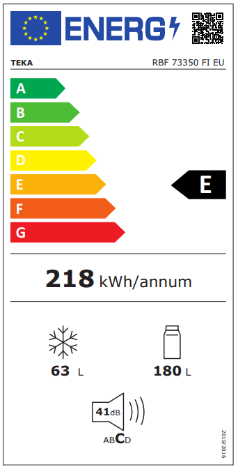 COMBINADO TEKA - RBF 73350 FI EU