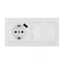 KIT DE COMUTADOR + BASE T/TL COM USB + ESPELHO DUPLO 154X81X10MM