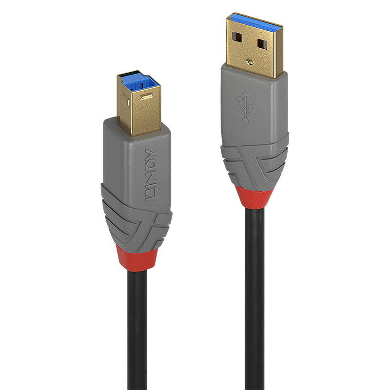 Lindy 36744 cabo USB 5 m USB 3.2 Gen 1 (3.1 Gen 1) USB A USB B Pr