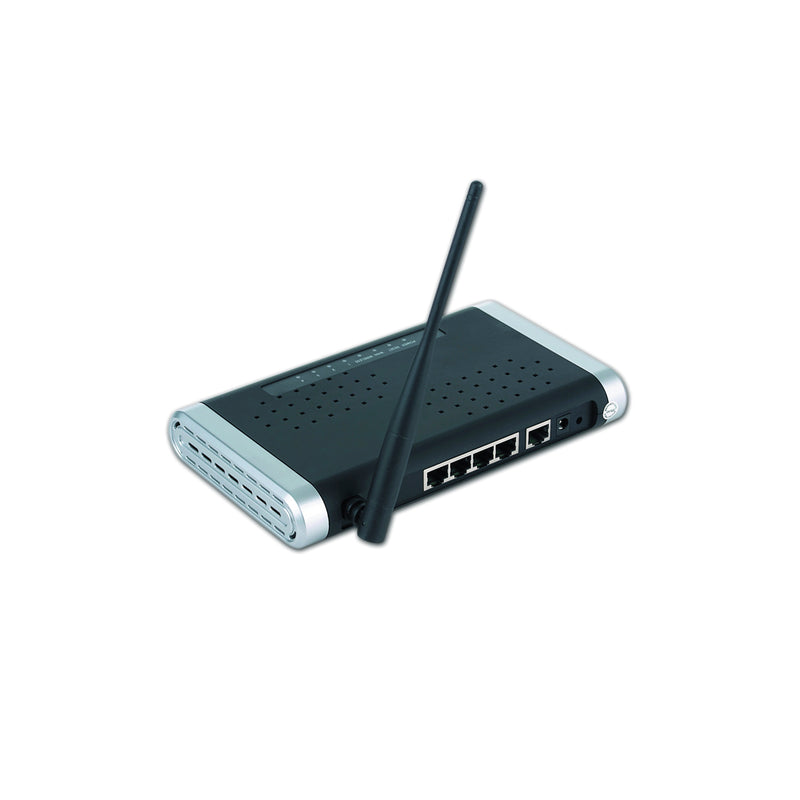 ROUTER WIRELESS GEMBIRD  54MBTS COM 4 PORTAS REDE