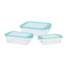 KIT DE RECIPIENTES DE VIDRO 3 TAMANHOS VÁRIOS 630ML, 1000ML Y 148