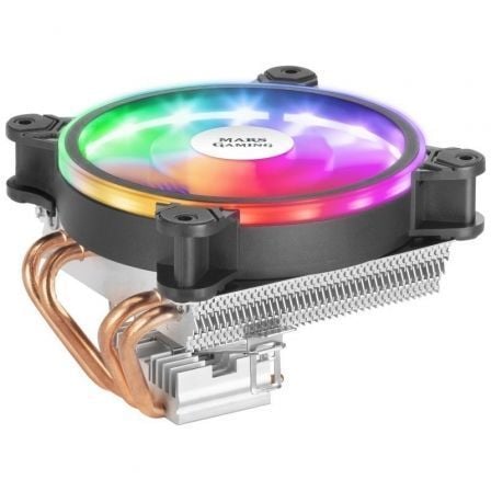 COOLER MARS GAMING MCPU220 CPU COOLER, ARGB 12CM PWM FAN, 4X HEAT