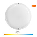 APLIQUE REDONDO LED COM SENSOR CREPUSCULAR E DE MOVIMENTO 18W 182