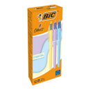 BIC 4 COLOURS PASTEL BOLIGRAFO DE BOLA RETRACTIL - PUNTA MEDIA DE